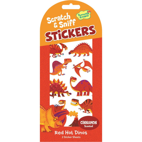 Peaceable Kingdom Stickers - Dino Scratch-STK186-Pumpkin Pie Kids Canada