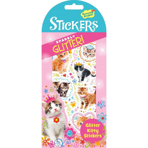 Peaceable Kingdom Stickers - Glitter Kitty-Pumpkin Pie Kids Canada