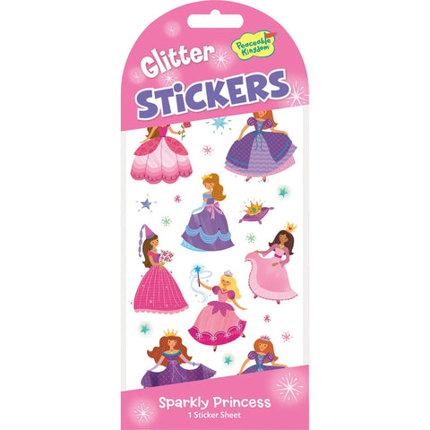 Peaceable Kingdom Stickers - Glitter Princess-STK124-Pumpkin Pie Kids Canada