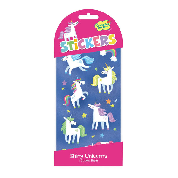 Peaceable Kingdom Stickers - Joyful Unicorns-STK242-Pumpkin Pie Kids Canada