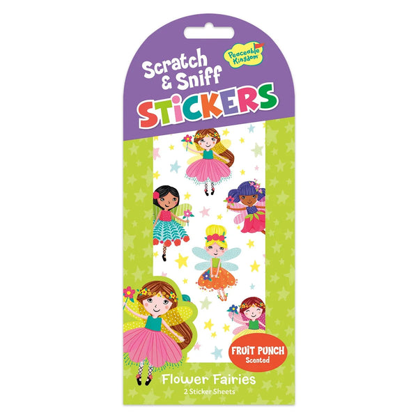 Peaceable Kingdom Stickers - Scratch & Sniff Fairies-STK226-Pumpkin Pie Kids Canada