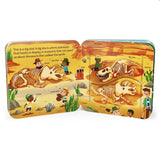 Peek-A-Flap Dino Board Book-9781646380428-Pumpkin Pie Kids Canada