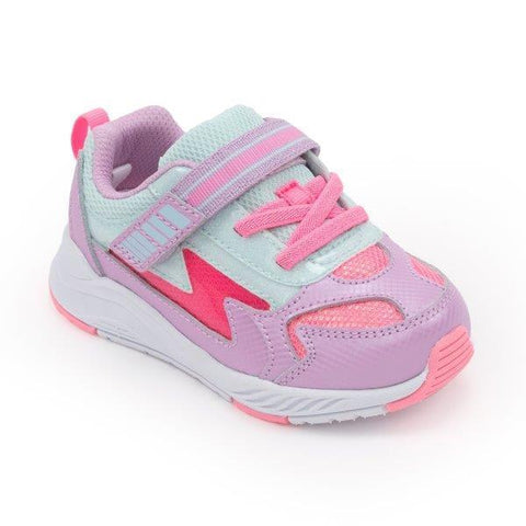 Stride Rite Light Up Cosmic Adapt Sneaker - Pink Multi-Pumpkin Pie Kids Canada