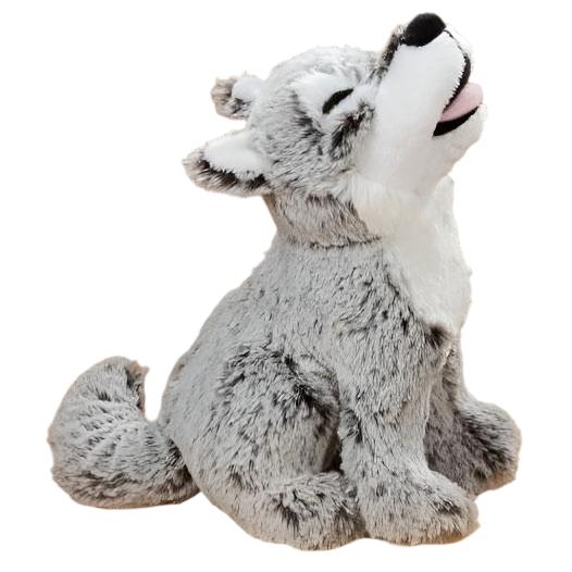 Stuffed Animal House Howling Wolf 7"-HW-01-Pumpkin Pie Kids Canada