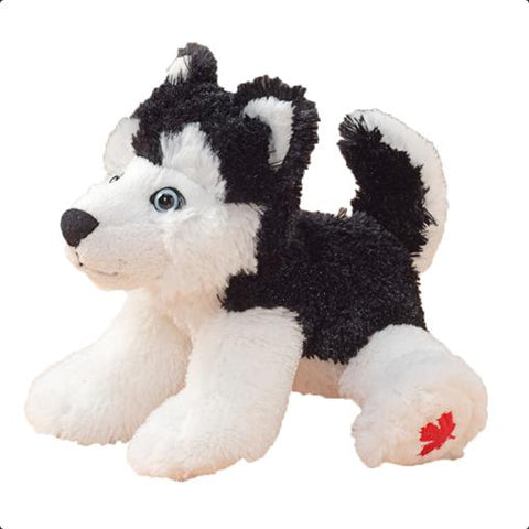 Stuffed Animal House Maplefoot Husky 7"- Black-Pumpkin Pie Kids Canada