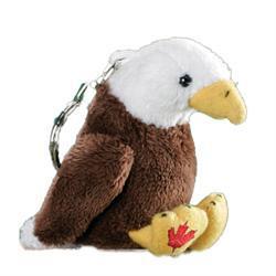 Stuffed Animal House Maplefoot Zipper Pull - Eagle-WK-10-Pumpkin Pie Kids Canada