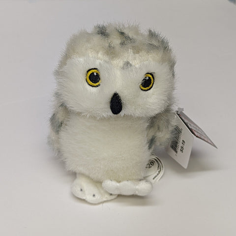 Stuffed Animal House Snowy Owl 4.5"-SS-19-Pumpkin Pie Kids Canada
