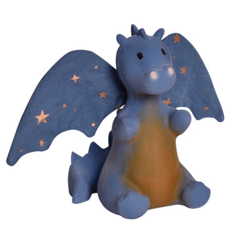 Tikiri Rubber Teething Toy - Midnight Dragon-95513-Pumpkin Pie Kids Canada