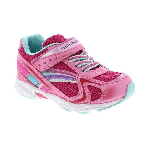 Tsukihoshi Glitz Sneaker - Hot Pink/Mint-3537-HPM 8.5-Pumpkin Pie Kids Canada