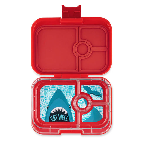 Yumbox Panino - Wow Red with Shark Tray-WRII202110SK-Pumpkin Pie Kids Canada