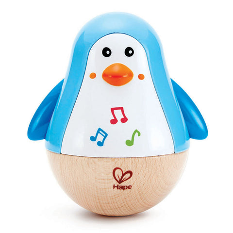 Hape Penguin Musical Wobbler-E0331-Pumpkin Pie Kids Canada