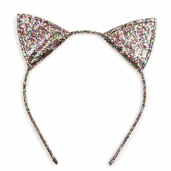 Hatley Glitter Kitty Ears Headband-F19CEH0032-Pumpkin Pie Kids Canada