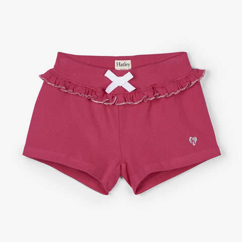 Hatley Ruffle Shorts - Pink-S19PSI1269 3-6M-Pumpkin Pie Kids Canada