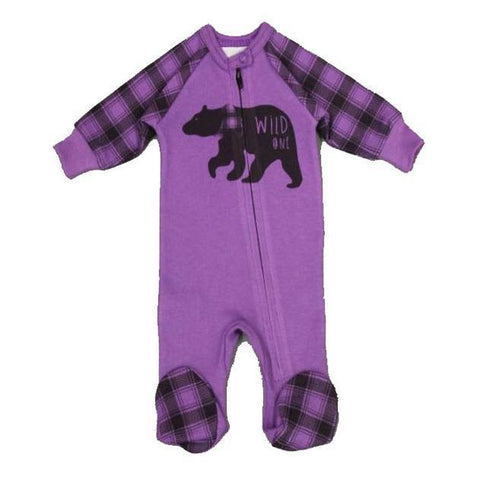 Itty Bitty Baby Sleeper - Purple Wild One-16WO-P PR-Pumpkin Pie Kids Canada