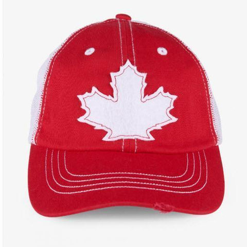 Little Blue House Baseball Cap Kids - Canada Maple Leaf-HA1OCAN005 Kids-Pumpkin Pie Kids Canada